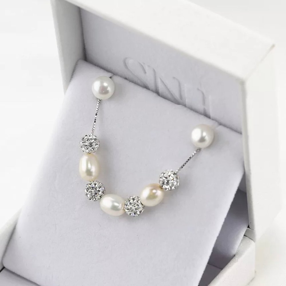 🌟HP🌟Genuine Freshwater CZ Jewelry Set - Picture 5 of 10